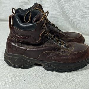 Red Wing Mens Boots TruHiker Leather Work Slip Oil Resistant Brown Size 9.5
